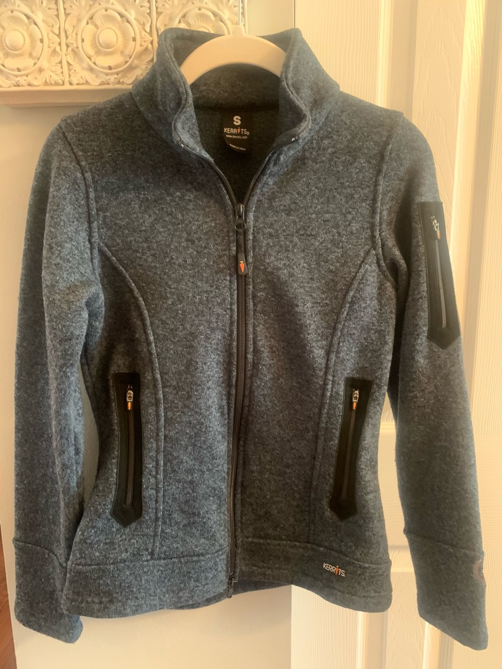 Kerrits Women’s Equestrian Charcoal Full-Zip Fleece Riding Jacket - S